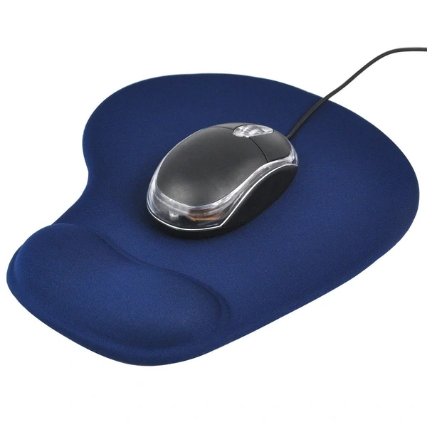 Ergonomic Mouse Pad with Gel Wrist Rest | Non-Slip Soft Memory Foam Mouse Pad for Office, Home & Gaming | Comfortable Wrist Support
