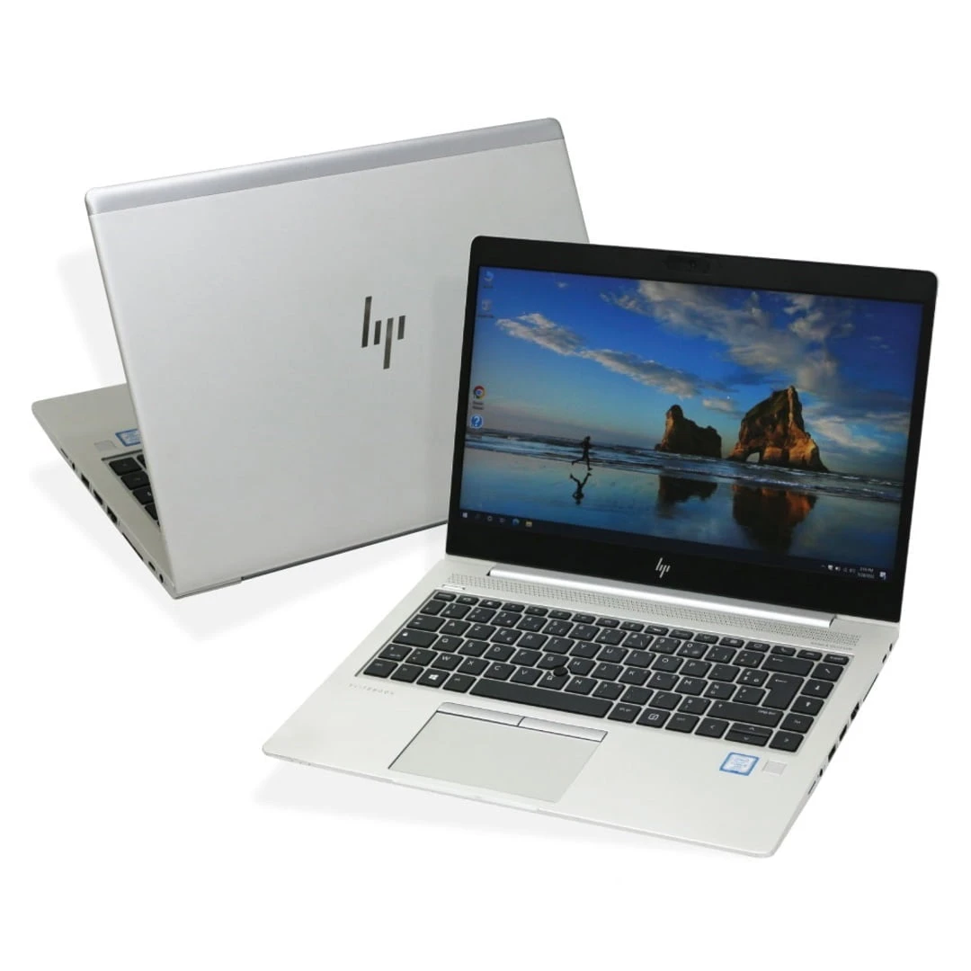 HP EliteBook 840 G5 | Intel Core i7 (8th Gen) | 8GB RAM | 256GB SSD | 14" Full HD Display | Business Laptop | Windows | Wi-Fi | Silver [Renewed]