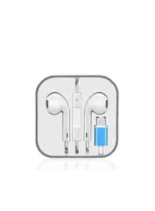 USB-C Wired EarPods | In-Ear Stereo Earphones with Microphone & Volume Control | Type-C Connector | HD Sound | Plug & Play