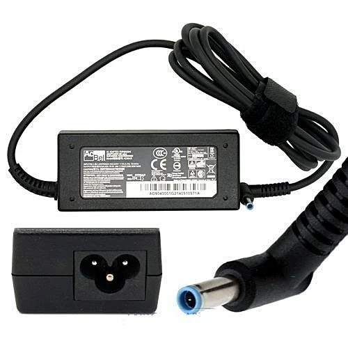 HP Blue Pin Laptop Charger 65W | 19.5V 3.33A AC Power Adapter | 4.5mm Blue Tip | Compatible with HP EliteBook, ProBook, Pavilion & More