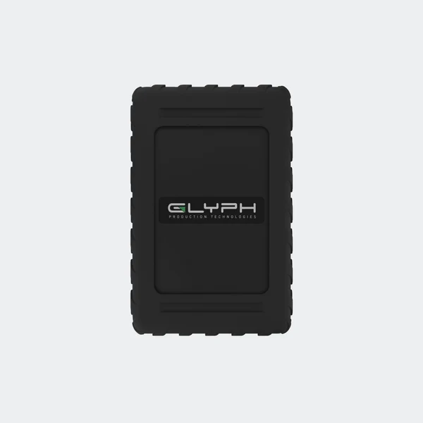 Glyph Blackbox Plus Rugged Portable Drive, Portable External Storage, Rugged Durable Design, USB-C Connectivity, High-Speed Data Transfer, Compact Portable Form Factor, Shock & Impact Resistant, Multiple Storage Capacity Options