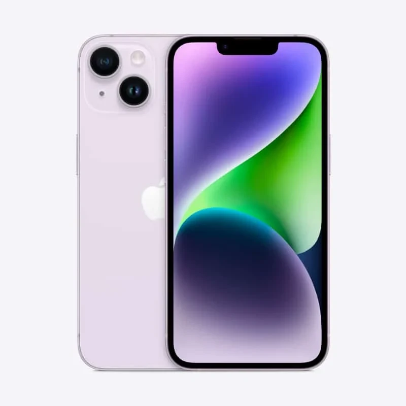 Apple iPhone 14, 6.1" Super Retina XDR OLED Display, 128GB 256GB 512GB Storage, Midnight/Starlight/Blue/Purple/Yellow/(PRODUCT)RED, Dual 12MP Cameras, Face ID, 5G, MagSafe