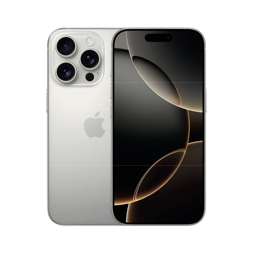 Apple iPhone 16 Pro, 6.3" Super Retina XDR OLED ProMotion Display, 128GB 256GB 512GB 1TB Storage, A18 Pro Chip, 48MP Fusion Main + 48MP Ultra Wide + 12MP Telephoto Cameras, 5x Telephoto, Camera Control, Apple Intelligence, Dynamic Island